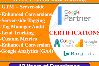setup google analytics 4, ecommerce tracking, ga4, GTM server side tracking