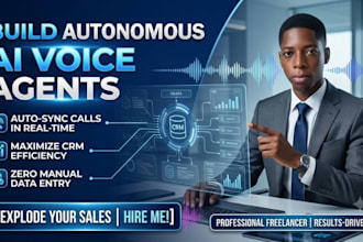 build autonomous ai voice agents for CRM syncing