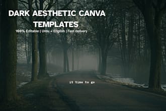 design aesthetic canva posts, templates and invitations for you