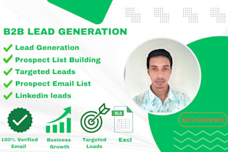 do b2b lead generation and web research