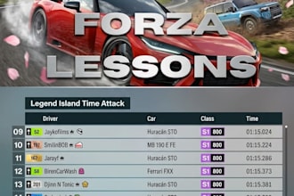 help coach you in forza horizon 6 to improve your lap times