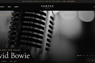 develop a responsive react website with modern UI design