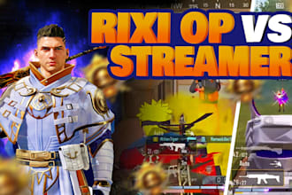design eye catching bgmi thumbnails forvideos and live stream