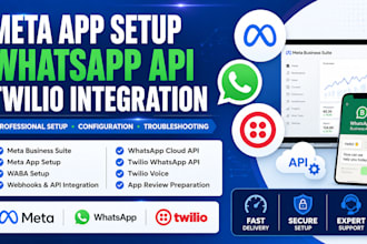 verify meta app approval whatsapp twilio voice meta business suite twilo api