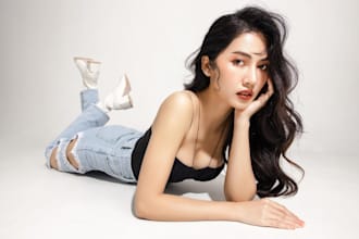 be your female photo model for a product or service