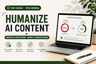 humanize ai content and reduce ai detection
