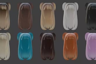 create custom roblox hair models for ugc, games and avatars