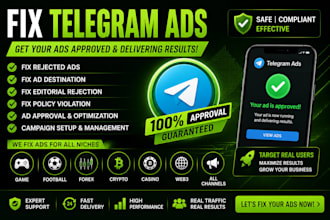 fix telegram ads telegram ads approval telegram ads rejected telegram ads error