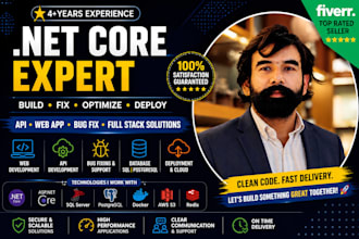 develop a full stack web app using dotnet core and angular