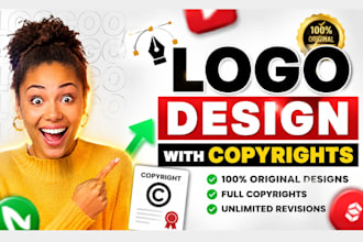 design transparency logo with copyrights