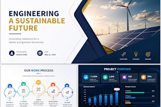 create professional, modern and unique power point presentation