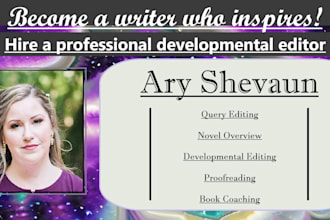 professionally edit your novel