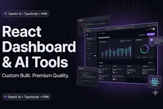 build a custom react dashboard with ai integration