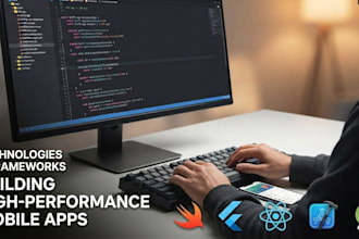 build your cross platform app with flutter and react native