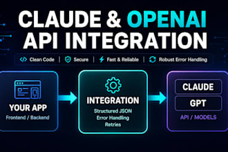 integrate claude or openai API into your web app or backend