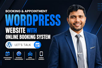 wordpress booking website online appointment system