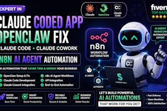 claude coded app openclaw fix claude code claude cowork n8n ai agent automation