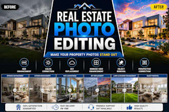 professionally edit real estate photos with hdr enhancement
