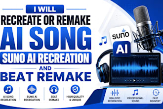 recreate or remake ai song, suno ai recreation and beat remake