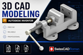 design mechanical parts in autodesk inventor