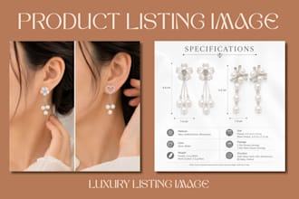 design premium amazon, meesho, flipkart product listing images and infographics