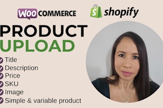 upload products or add products to shopify and woocommerce stores