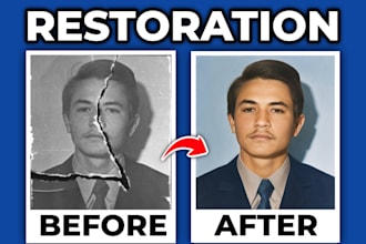 restore old photos, photo restoration, repair and colorize damaged images