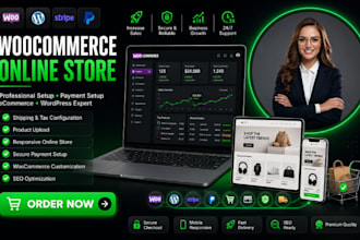 setup woocommerce online store payment gateway wordpress ecommerce website