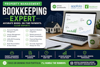 do property bookkeeping services on appfolio buildium