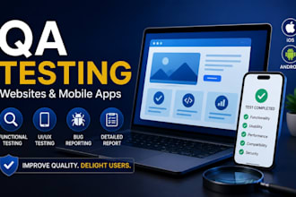 do qa user testing website review app testing ui ux testing ios android testing