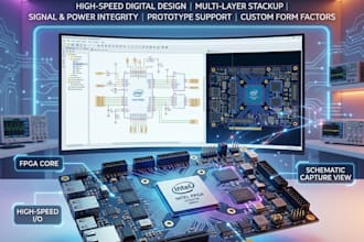 design custom intel fpga pcb and schematic capture