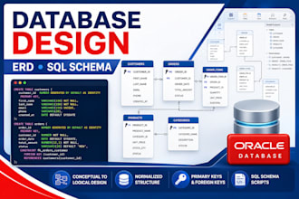 create erd and design oracle databases
