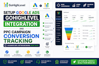 setup google ads gohighlevel integration and ppc campaign conversion tracking