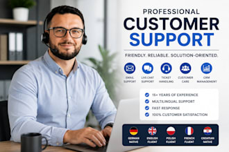 provide professional multilingual customer support