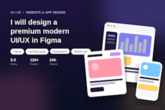 design awesome website or landing page