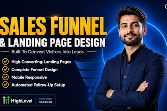 create landing pages, funnels in gohighlevel