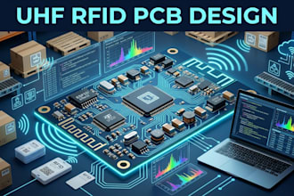 design uhf rfid pcb, firmware and embedded debugging system