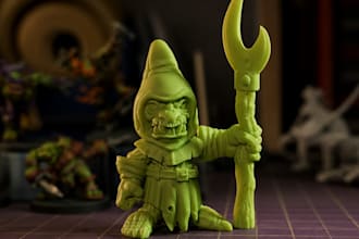 create a custom 3d printable character or figurine