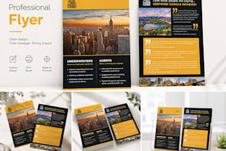 design a professional flyer, brochure or leaflet