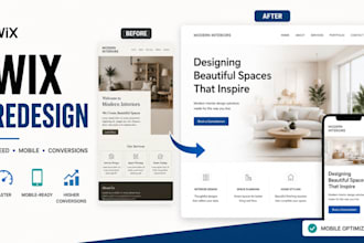 redesign your wix website for speed mobile conversion