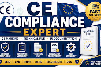 provide ce marking compliance consulting, technical file and eu documentation