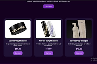 do a simple website for dropshipping