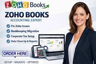 fix zoho issues bookkeeping migration corporate tax accounting zoho books setup