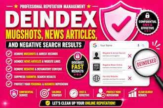 erase,remove,deindex mugshots,news articles,negative search in google by dmca
