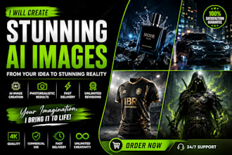 create stunning ai images and product photos
