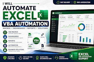 automate microsoft excel using vba macros and formulas