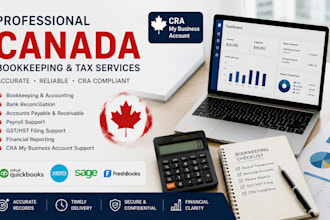do canada bookkeeping quickbooks, xero, sage, freshbooks, gst hst filing support