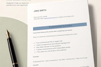 create ats friendly resume and cover letter templates