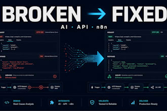 fix your ai chatbot, automation or API errors fast