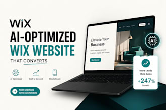 build ai wix website that converts visitors to customers